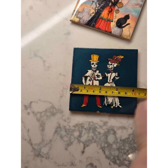 Halloween tile coasters 2 - Picture 4 of 7